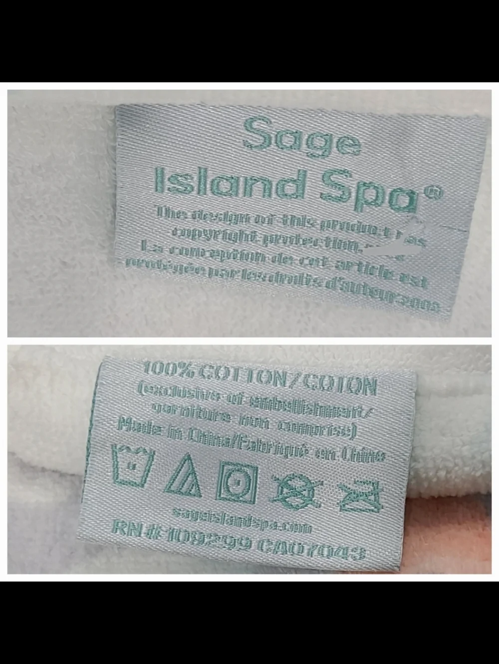 4pc Coastal Pink Flamingo Seashell Velour Bath & Hand Towel Set Sage Island Spa
